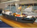 The river tanker Shell 14 on the Duisburg Ship MBC stand.